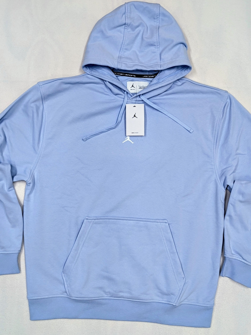 Jordan Sport Dri-FIT Moisture Wicking Pullover Hoodie Blue Men's Size L